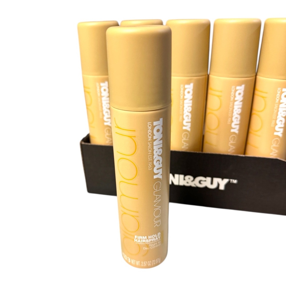 6 Toni & Guy Glamour Collection Firm Hold Hairspray 2.53oz Travel Size NEW